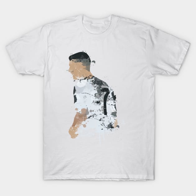 Cristiano Ronaldo - Juventus Hero T-Shirt by FootballArcade